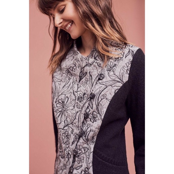 Anthropologie | Knitted & Knotted Bomber Jacket - Picture 7 of 8